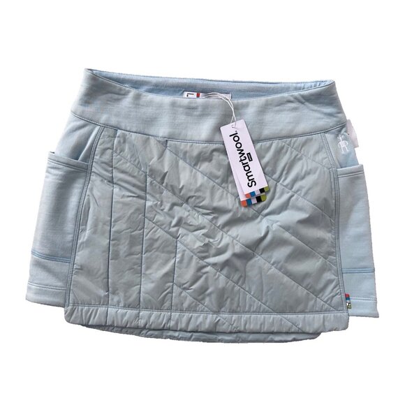 Smartwool Quilt Puffer Smartloft Wool Skirt Winter Sky ( S ) - Picture 1 of 2